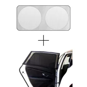 Set of sunshades INT41118 Foldable 150 x 80 cm by BigBuy Car, Front Window - Ref: S3722033, Price: 14,19 €, Discount: %