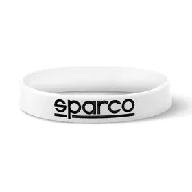 Men's Bracelet Sparco S099093BI10 Silicone 9 cm White (One size) (10 Units) by Sparco, Bracelets - Ref: S3723265, Price: 17,9...