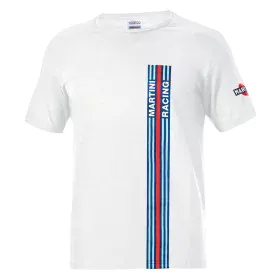 T shirt à manches courtes Sparco BIG STRIPES Blanc (Taille M) de Sparco, T-shirts et tops - Réf : S3723366, Prix : 46,84 €, R...