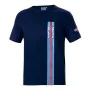 Camisola de Manga Curta Homem Sparco Martini Racing Azul Marinho (Tamanho S) de Sparco, T-shirts e tops - Ref: S3723371, Preç...