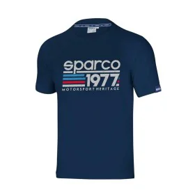 T shirt à manches courtes Sparco S01329BM2M Blue marine de Sparco, T-shirts et tops - Réf : S3723558, Prix : 32,82 €, Remise : %