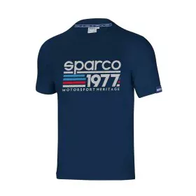 Camiseta de Manga Corta Sparco S01329BM2M Azul marino de Sparco, Camisetas y Tops - Ref: S3723558, Precio: 33,35 €, Descuento: %