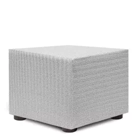 Cover per puff Eysa JAZ Bianco 65 x 65 x 65 cm di Eysa, Divani a due o più posti - Rif: D1607624, Prezzo: 28,89 €, Sconto: %