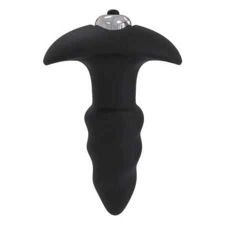 Anal plug S Pleasures Wave Black Black/Silver by S Pleasures, Plugs - Ref: S4001928, Price: 9,58 €, Discount: %