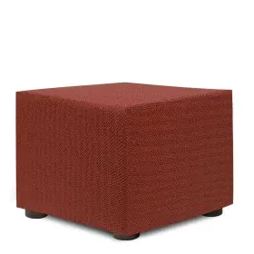 Cover per puff Eysa JAZ Rosso Scuro 65 x 65 x 65 cm di Eysa, Divani a due o più posti - Rif: D1607633, Prezzo: 30,79 €, Scont...