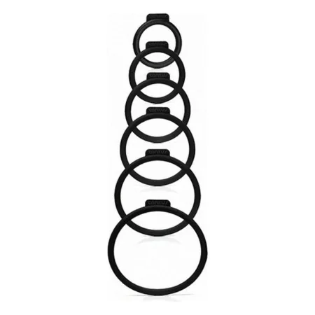 Cock Ring Tantus Black (6 pcs) by Tantus, Rings - Ref: S4002261, Price: 13,70 €, Discount: %