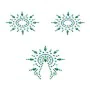 Bleu et Vert Flamboyant Mystim 46656 Turquoise (3 pcs) de Mystim, Cache-têtons - Réf : S4002350, Prix : 12,52 €, Remise : %