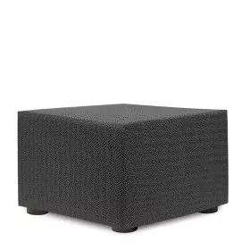 Pouffe cover Eysa JAZ Dark grey 100 x 65 x 100 cm by Eysa, Sofas & Couches - Ref: D1607637, Price: 34,58 €, Discount: %