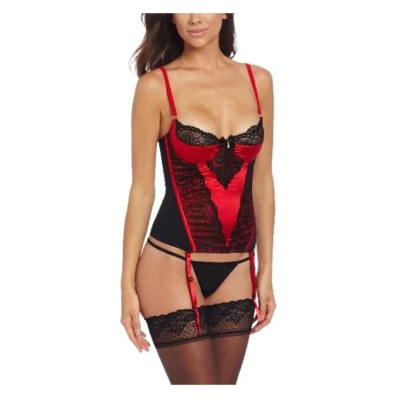 Espartilho Seven Til Midnight 9637 Preto/Vermelho (L - EU 42-44) de Seven Til Midnight, Espartilhos e bustiers - Ref: S400360...