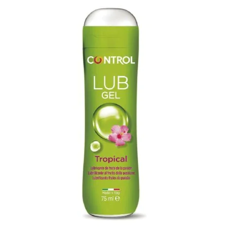 Lubrificante à base de Água Lub Tropical Control Maracujá (75 ml) de Control, Lubrificantes e géis - Ref: S4003718, Preço: 9,...