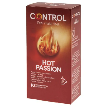 Préservatifs Control Hot Passion 10 Unités de Control, Préservatifs masculins - Réf : S4003951, Prix : 8,36 €, Remise : %