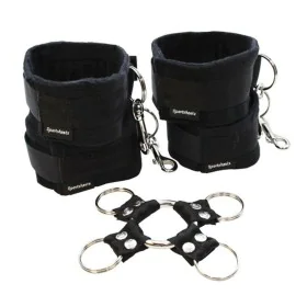 Hog Tie & Cuff Set Sportsheets ESS325-01 Black by Sportsheets, Handcuffs - Ref: S4004089, Price: 31,67 €, Discount: %