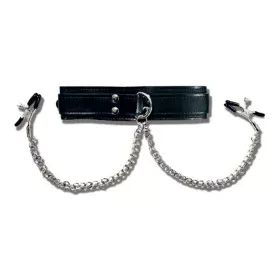 Collar with Nipple Clamps Sportsheets SS445-20 Black/Silver by Sportsheets, Stimulators - Ref: S4004102, Price: 20,23 €, Disc...