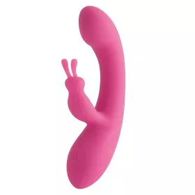 Rabbit Vibrator S Pleasures Pink Lilac (18,7 x 3,5 cm) by S Pleasures, Double vibrators - Ref: S4004249, Price: 52,28 €, Disc...