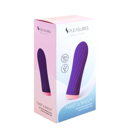 Bullet Vibrator S Pleasures Purple Lilac (8,5 x 2,5 cm) by S Pleasures, Bullet and egg vibrators - Ref: S4004253, Price: 13,0...