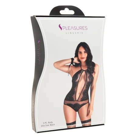 Conjunto de Lingerie S Pleasures Preto (Tamanho único) de S Pleasures, Conjuntos de lingerie - Ref: S4004712, Preço: 18,86 €,...