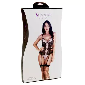 Set di Lingerie S Pleasures Nero/Grigio (Taglia unica) di S Pleasures, Completi intimi - Rif: S4004722, Prezzo: 29,10 €, Scon...