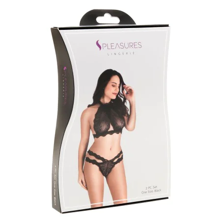 Conjunto de Lingerie S Pleasures Preto (Tamanho único) de S Pleasures, Conjuntos de lingerie - Ref: S4004725, Preço: 18,08 €,...