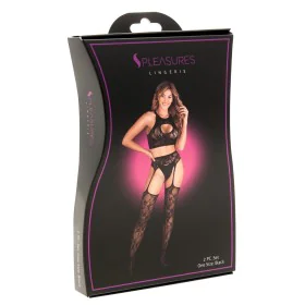 Ensemble de Lingerie S Pleasures Noir (Taille unique) de S Pleasures, Ensembles sexy - Réf : S4004749, Prix : 9,43 €, Remise : %