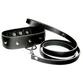 Leather Collar & Leash Set Sportsheets ss432-02 by Sportsheets, Collars - Ref: S4004840, Price: 28,93 €, Discount: %