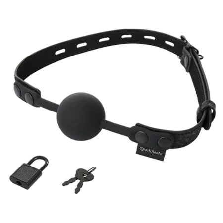 Solid Ball Gag Sincerely Locking Sportsheets by Sportsheets, Gags - Ref: S4004847, Price: 19,28 €, Discount: %