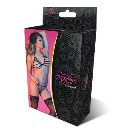 Ensemble de Lingerie Exposed Noir (S/M) de Exposed, Ensembles sexy - Réf : S4004963, Prix : 20,42 €, Remise : %