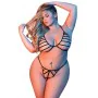 Set di Lingerie Exposed Nero (S/M) di Exposed, Completi intimi - Rif: S4004963, Prezzo: 20,42 €, Sconto: %