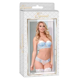 Conjunto de Lencería Exposed Azul Crema (S/M) de Exposed, Conjuntos de lencería - Ref: S4005108, Precio: 31,75 €, Descuento: %