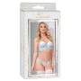 Unterwäsche-Set Exposed Blau Creme (S/M) von Exposed, Dessous-Sets - Ref: S4005108, Preis: 33,15 €, Rabatt: %