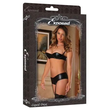 Conjunto de Lencería Exposed Negro (L/XL) de Exposed, Conjuntos de lencería - Ref: S4005210, Precio: 23,33 €, Descuento: %