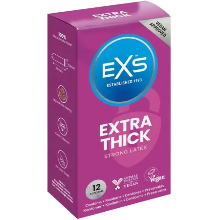 Préservatifs EXS Extra Thick 12 Unités de EXS, Préservatifs masculins - Réf : S4005283, Prix : 4,95 €, Remise : %