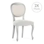 Funda para Silla Eysa BRONX Blanco Cálido 50 x 5 x 50 cm 2 Unidades de Eysa, Sillas de comedor - Ref: D1607671, Precio: 16,86...