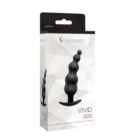 Plug Anal S Pleasures Vivid Noir de S Pleasures, Plugs anals - Réf : S4005497, Prix : 7,79 €, Remise : %