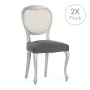 Housse de Chaise Eysa BRONX Gris foncé 50 x 5 x 50 cm 2 Unités de Eysa, Housses de chaise de salle à manger - Réf : D1607675,...