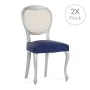 Custodia per Sedia Eysa BRONX Azzurro 50 x 5 x 50 cm 2 Unità di Eysa, Fodere coprisedia per sala da pranzo - Rif: D1607677, P...