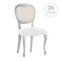 Custodia per Sedia Eysa BRONX Bianco 50 x 5 x 50 cm 2 Unità di Eysa, Fodere coprisedia per sala da pranzo - Rif: D1607680, Pr...