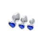 Plug Anal S Pleasures Argenté Bleu foncé de S Pleasures, Plugs anals - Réf : S4005905, Prix : 12,87 €, Remise : %