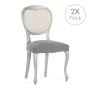 Custodia per Sedia Eysa BRONX Grigio 50 x 5 x 50 cm 2 Unità di Eysa, Fodere coprisedia per sala da pranzo - Rif: D1607681, Pr...