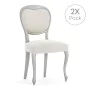 Funda para Silla Eysa JAZ Blanco Cálido 50 x 5 x 50 cm 2 Unidades de Eysa, Sillas de comedor - Ref: D1607685, Precio: 18,32 €...