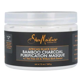 Masque pour cheveux African Black Soap Bamboo Charcoal Shea Moisture (340 g) de Shea Moisture, Soins et masques - Réf : S4244...