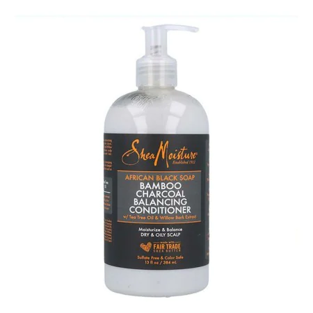 Condicionador African Black Soap Bamboo Charcoal Shea Moisture (384 ml) de Shea Moisture, Acondicionadores - Ref: S4244799, P...