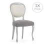 Housse de Chaise Eysa JAZ Gris 50 x 5 x 50 cm 2 Unités de Eysa, Housses de chaise de salle à manger - Réf : D1607691, Prix : ...