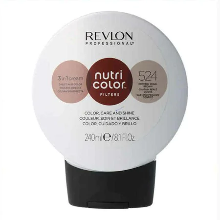 Teinture permanente Nutri Color Revlon 524 Cuivre Marron (240 ml) de Revlon, Coloration permanente - Réf : S4246232, Prix : 1...