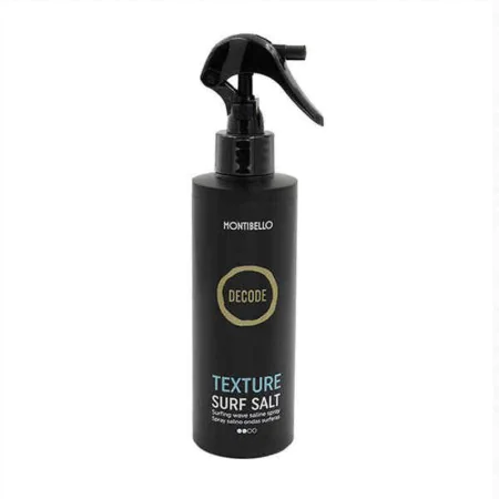 Agua de Peinado para Rizos y Ondas Decode Texture Surf Salt Montibello DTSS (200 ml) de Montibello, Tónicos para el cabello -...