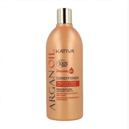 Après-shampooing Argan Oil Kativa (500 ml) de Kativa, Après-shampooings - Réf : S4252649, Prix : 14,01 €, Remise : %