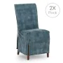 Housse de Chaise Eysa TURIN Bleu 40 x 135 x 45 cm 2 Unités de Eysa, Housses de chaise de salle à manger - Réf : D1607709, Pri...