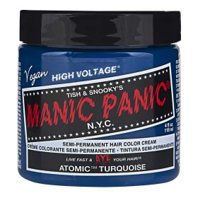 Tinta Permanente Classic Manic Panic Atomic Turquoise (118 ml) de Manic Panic, Coloração permanente - Ref: S4256846, Preço: 1...