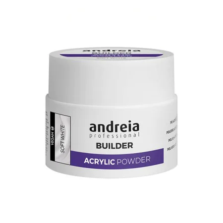 Smalto acrilico Professional Builder Acrylic Powder Polvos Andreia Professional Builder Bianco (35 g) di Andreia, Unghie fint...