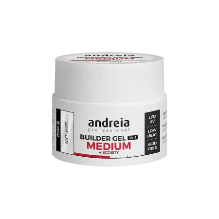 Verniz de unhas em gel Medium Viscosity Andreia HG0BGMVSW44 Branco (44 g) de Andreia, Vernizes em gel - Ref: S4257033, Preço:...