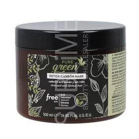 Maschera per Capelli Pure Green Detox Carbon (500 ml) di Pure Green, Balsami ad azione profonda e trattamenti - Rif: S4257703...